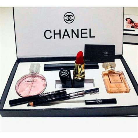 chanel makeup gift box|chanel full makeup set.